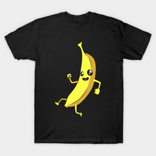 Kawaii Cartoon Banana T-Shirt